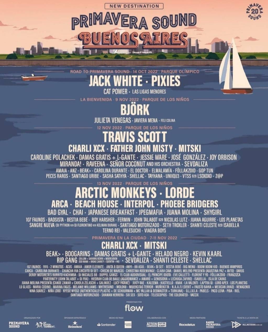 Se anunció el line-up del Primavera Sound en Buenos&nbsp;Aires